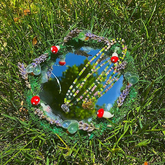 Handmade beaded fairycore necklace - Picture 1 of 4